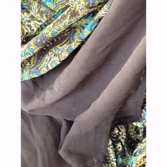 The Limited Women’s 12 Pleated Midi Dress Mikonas Jewel Tone Green Multicolored - Picture 8 of 12